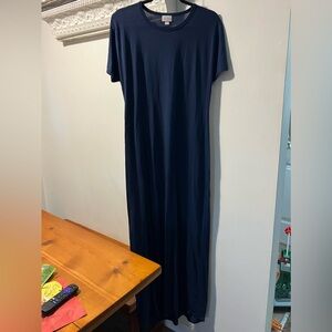 LuLaRoe Navy Maxi Maria Dress